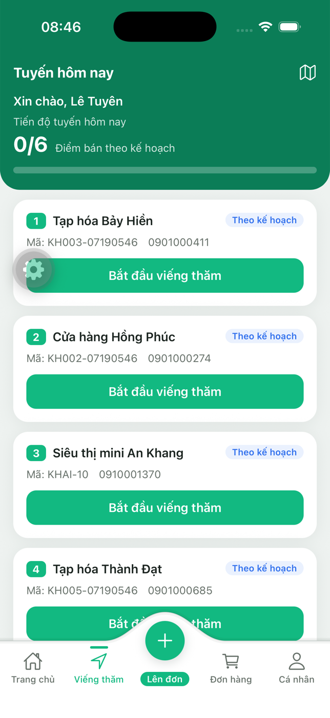 Tuyến hôm nay